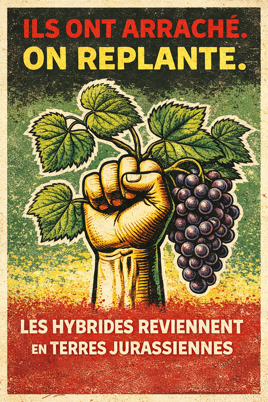 Ils ont arraché. On replante. Les hybrides reviennent en terres jurassiennes.